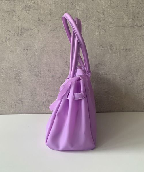 pyornim（ピョルニム）の「【5色展開】Jelly bag　カラフル ジェリーバッグ　ハンドバッグ　トートバッグ（ハンドバッグ・レディース・ミント/ピンク/ターコイズブルー/ホワイト/パープル・F）」の7枚目の写真
