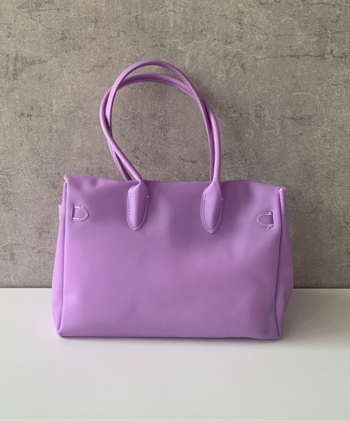 pyornim（ピョルニム）の「【5色展開】Jelly bag　カラフル ジェリーバッグ　ハンドバッグ　トートバッグ（ハンドバッグ・レディース・ミント/ピンク/ターコイズブルー/ホワイト/パープル・F）」の8枚目の写真