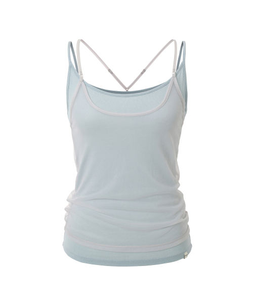 MIRECO(ミレコ)の「SOFT MESH LAYER CAMI COTTON CANDY(Tシャツ/カットソー・レディース・その他・FREE)」の2枚目の写真