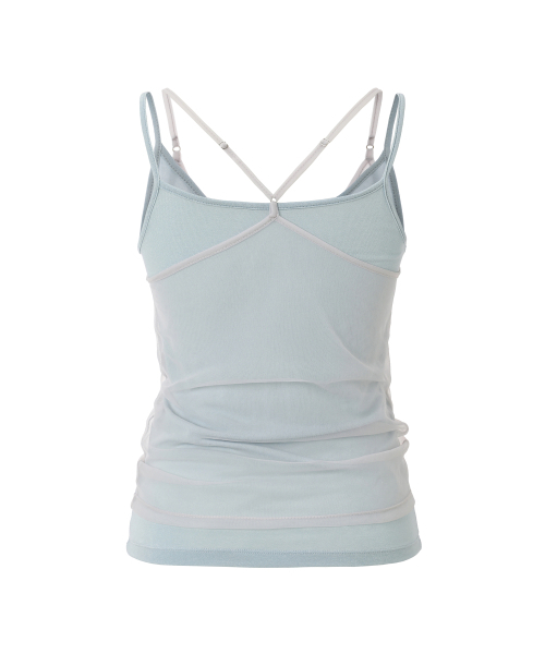 MIRECO(ミレコ)の「SOFT MESH LAYER CAMI COTTON CANDY(Tシャツ/カットソー・レディース・その他・FREE)」の3枚目の写真
