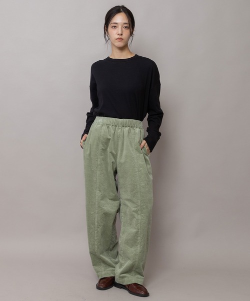Munich(ミューニック)の「9ウェルソフトコーデュロイ バレルパンツ(その他パンツ・レディース・ミント/ライトイエロー/ブラウン・M/S/XS)」の22枚目の写真