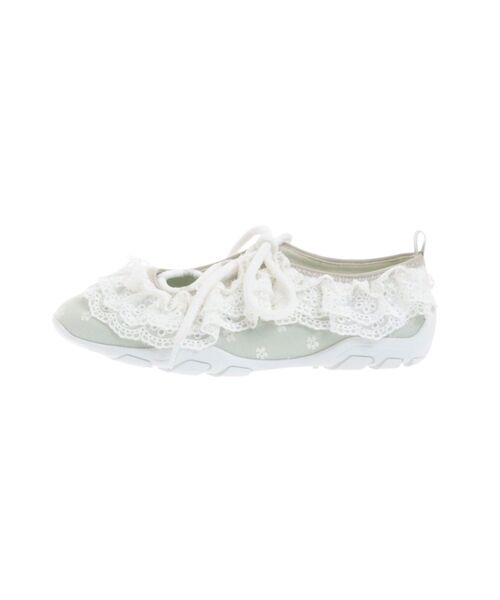 merry jenny(メリージェニー)の「Frill Ballet Sneakers(スニーカー・レディース・ミント/ブラック/オフホワイト・LARGE/MEDIUM)」の20枚目の写真