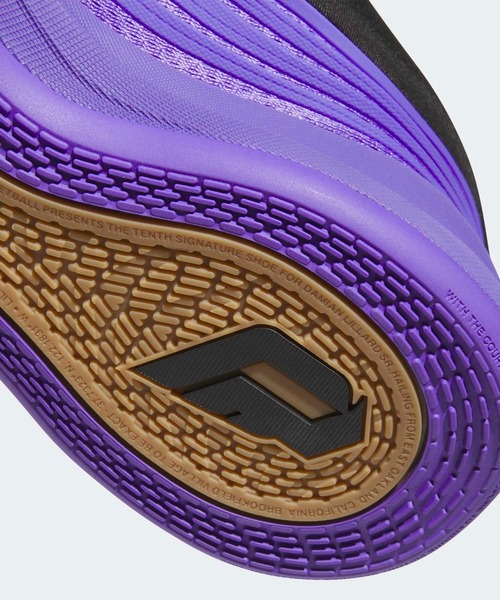 adidas(アディダス)の「DAME X / アディダス adidas(スニーカー・メンズ・パープル・25.0cm/26.0cm/26.5cm/27.0cm/27.5cm/28.0cm/29.0cm)」の8枚目の写真