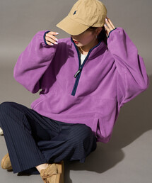 限定展開 DISCUS ATHLETIC × FREAK'S STORE/ディスカス アスレチック 別注 パイピング 配色 ハーフジップ プルオーバー