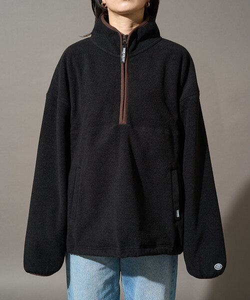 FREAK'S STORE（フリークスストア）の「限定展開 DISCUS ATHLETIC × FREAK'S STORE/ディスカス アスレチック 別注 パイピング 配色 ハーフジップ プルオーバー（その他アウター・レディース・ネイビー/ライトグレー/パープル/ブラック/ブラウン・ﾌﾘ-）」の16枚目の写真