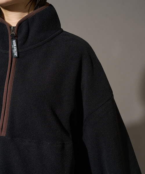 FREAK'S STORE（フリークスストア）の「限定展開 DISCUS ATHLETIC × FREAK'S STORE/ディスカス アスレチック 別注 パイピング 配色 ハーフジップ プルオーバー（その他アウター・レディース・ネイビー/ライトグレー/パープル/ブラック/ブラウン・ﾌﾘ-）」の9枚目の写真