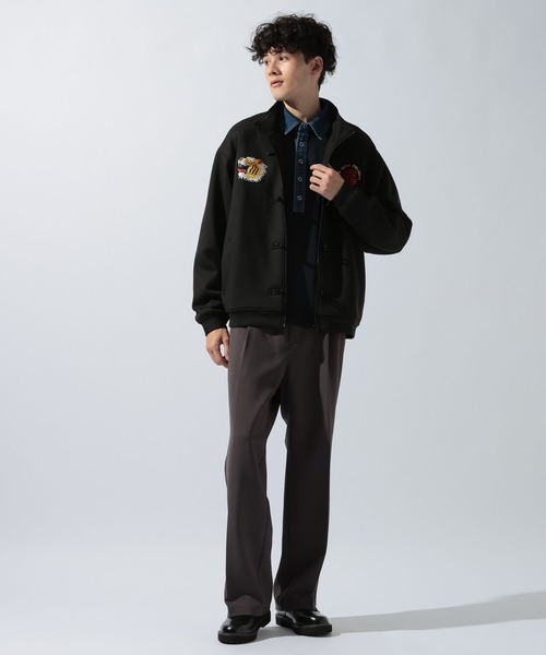 niko and...(ニコアンド)の「チャイナトラックジャージ(ジャージ・メンズ・ブラウン/ブラック・LARGE/MEDIUM)」の8枚目の写真