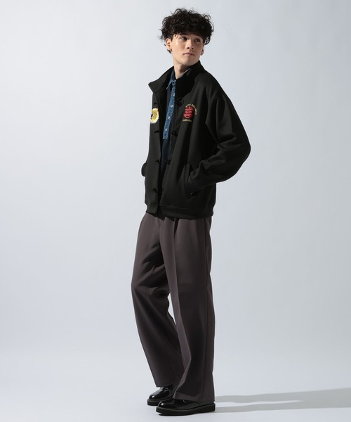 niko and...(ニコアンド)の「チャイナトラックジャージ(ジャージ・メンズ・ブラウン/ブラック・LARGE/MEDIUM)」の9枚目の写真