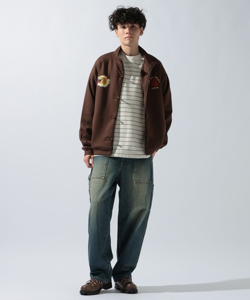 niko and...(ニコアンド)の「チャイナトラックジャージ(ジャージ・メンズ・ブラウン/ブラック・LARGE/MEDIUM)」の12枚目の写真