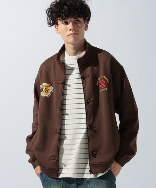 niko and...(ニコアンド)の「チャイナトラックジャージ(ジャージ・メンズ・ブラウン/ブラック・LARGE/MEDIUM)」の14枚目の写真