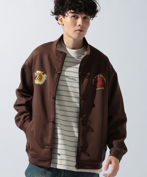 niko and...(ニコアンド)の「チャイナトラックジャージ(ジャージ・メンズ・ブラウン/ブラック・LARGE/MEDIUM)」の15枚目の写真