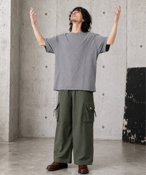 KAMINARI_TOKIO（カミナリトキオ）の「ラインストーンヴィンテージTシャツ（Tシャツ/カットソー・レディース・ベージュ/グレー/ブラック・FREE）」の15枚目の写真