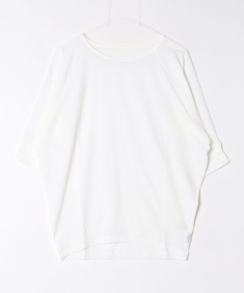 Julier Yoga and Relax(ジュリエヨガアンドリラックス)の「Julier (定番)ライトプライム ハーフスリーブプルオーバー(Tシャツ/カットソー・レディース・ブルー/ホワイト/ネイビー・FREE)」の17枚目の写真