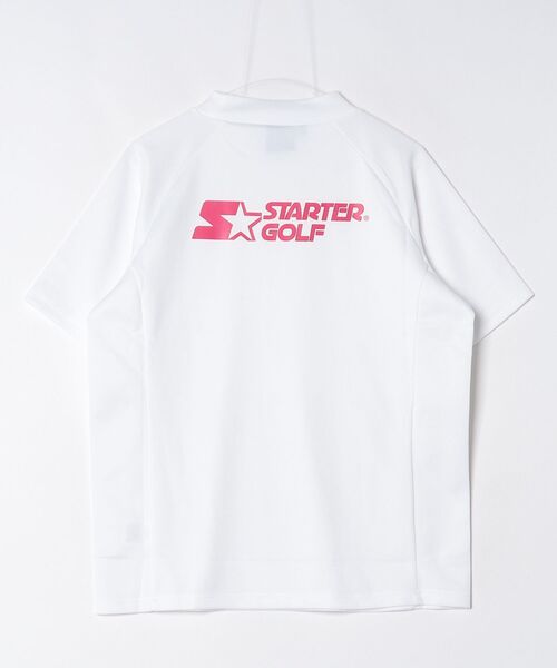STARTER(スターター)の「【RE】【STARTER GOLF】スターターゴルフ AQUATWIST(R)高伸縮ストレッチ カラフルモックネック半袖Tシャツ SG-123005(Tシャツ/カットソー・メンズ・ホワイト・M)」の12枚目の写真