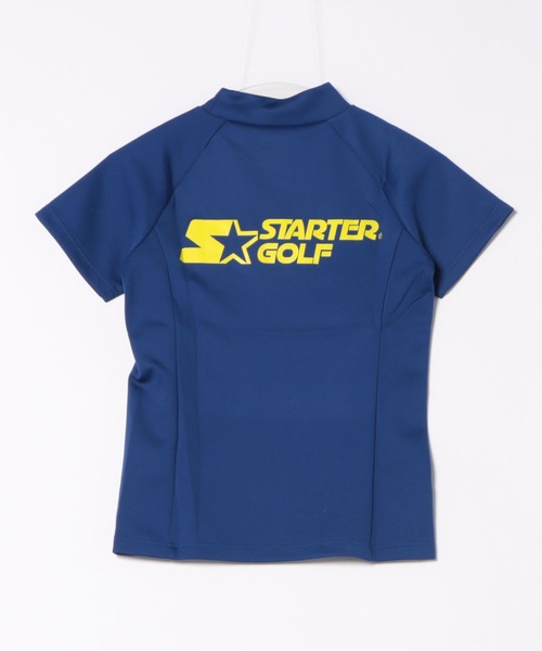 STARTER(スターター)の「【RE】【STARTER GOLF】スターターゴルフ AQUATWIST(R)高伸縮ストレッチ カラフルモックネック半袖Tシャツ SG-123005(Tシャツ/カットソー・メンズ・ホワイト・M)」の2枚目の写真
