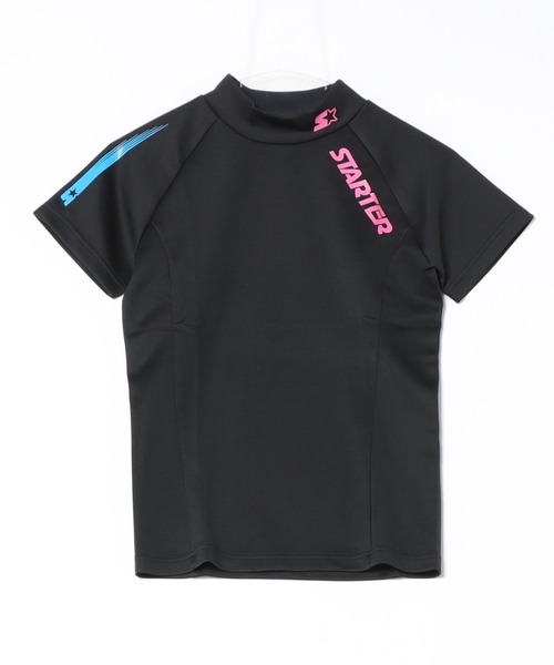 STARTER(スターター)の「【RE】【STARTER GOLF】スターターゴルフ AQUATWIST(R)高伸縮ストレッチ カラフルモックネック半袖Tシャツ SG-123005(Tシャツ/カットソー・メンズ・ホワイト・M)」の3枚目の写真
