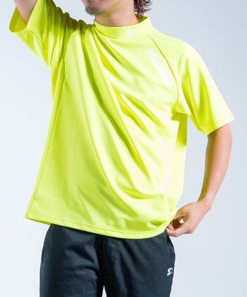 STARTER(スターター)の「【RE】【STARTER GOLF】スターターゴルフ AQUATWIST(R)高伸縮ストレッチ カラフルモックネック半袖Tシャツ SG-123005(Tシャツ/カットソー・メンズ・ホワイト・M)」の4枚目の写真
