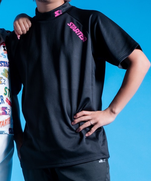 STARTER(スターター)の「【RE】【STARTER GOLF】スターターゴルフ AQUATWIST(R)高伸縮ストレッチ カラフルモックネック半袖Tシャツ SG-123005(Tシャツ/カットソー・メンズ・ホワイト・M)」の6枚目の写真