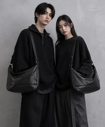 Burner（バーナー）の「【Leathen Leather（レーセンレザー）】ダブルハンドル 仕切りツキ 横型ワイドトート lea-shbag-34-11【RBTS】（ショルダーバッグ）」