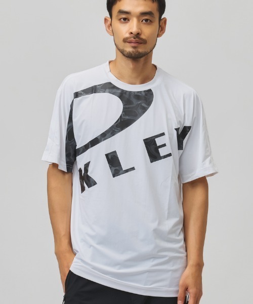 OAKLEY(オークリー)の「オークリー OAKLEY O-TECH COLD S/S TEE BOLD 1.0(Tシャツ/カットソー・メンズ・ダークグレー/ダークグリーン/ホワイト・M/LL/L)」の1枚目の写真