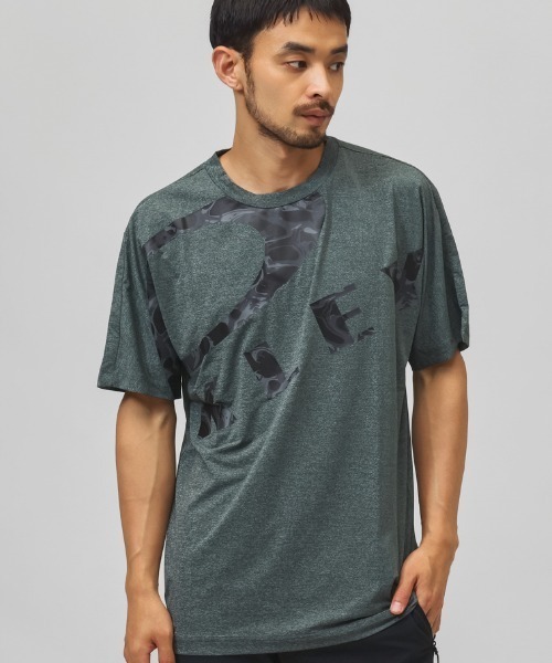 OAKLEY(オークリー)の「オークリー OAKLEY O-TECH COLD S/S TEE BOLD 1.0(Tシャツ/カットソー・メンズ・ダークグレー/ダークグリーン/ホワイト・M/LL/L)」の3枚目の写真