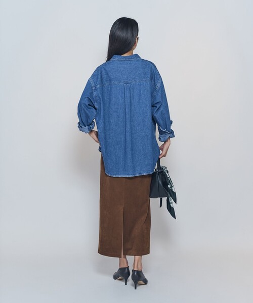 NEEDBY heritage(ニードバイヘリテージ)の「<NEEDBY heritage×1er Arrondissement>【別注】デニムシャツ"Sophie"(シャツ/ブラウス・レディース・インディゴブルー・38/36)」の9枚目の写真
