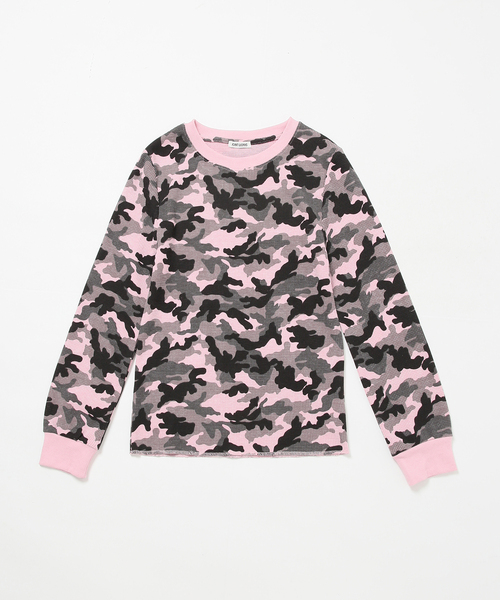 JOINT WORKS(ジョイントワークス)の「スリムフィット カモ サーマル ロンT / J Slim Camo Thermal L/S(Tシャツ/カットソー・レディース・カーキ/ピンク・SMALL/MEDIUM)」の2枚目の写真