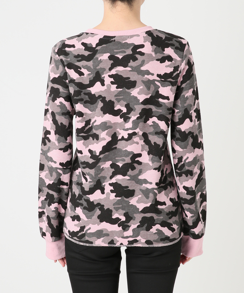 JOINT WORKS(ジョイントワークス)の「スリムフィット カモ サーマル ロンT / J Slim Camo Thermal L/S(Tシャツ/カットソー・レディース・カーキ/ピンク・SMALL/MEDIUM)」の12枚目の写真