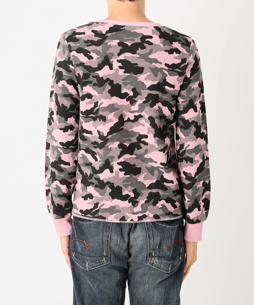 JOINT WORKS(ジョイントワークス)の「スリムフィット カモ サーマル ロンT / J Slim Camo Thermal L/S(Tシャツ/カットソー・レディース・カーキ/ピンク・SMALL/MEDIUM)」の16枚目の写真