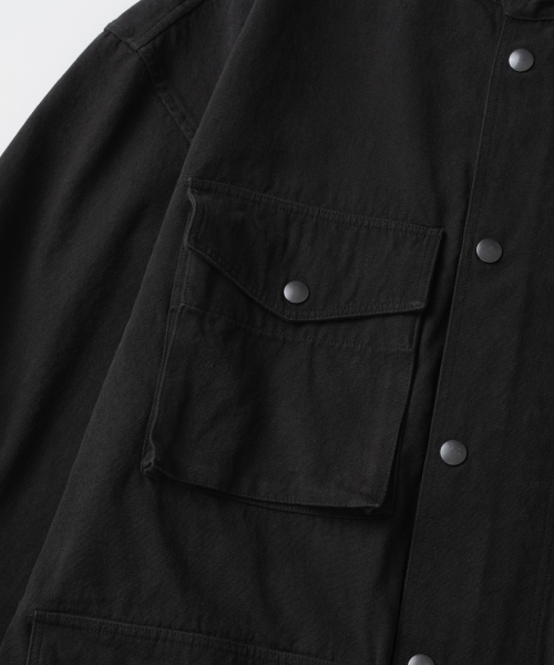 WHAGI(ワギ)の「Vintage Alpa Field Jacket (Vintage Black)(ミリタリージャケット・メンズ・その他・SMALL/MEDIUM/LARGE)」の5枚目の写真