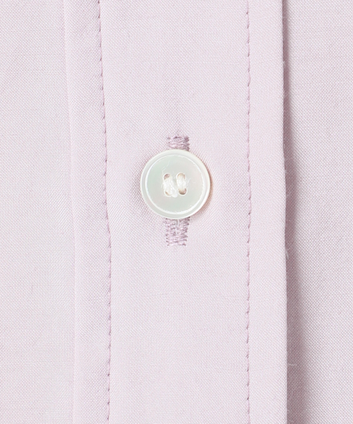 U by SPICK&SPAN（ユーバイスピックアンドスパン）の「ボタンダウンボウタイシャツ（シャツ/ブラウス・レディース・ブラウン/カーキ/パープル・FREE）」の16枚目の写真