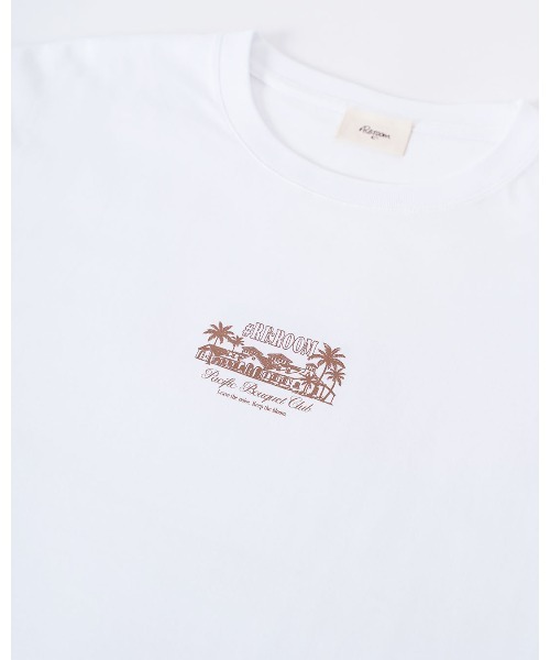 #Re:room(リルーム)の「ブーケクラブハウスTシャツ(Tシャツ/カットソー・メンズ・ホワイト/ブラック・S-M/M-L)」の11枚目の写真
