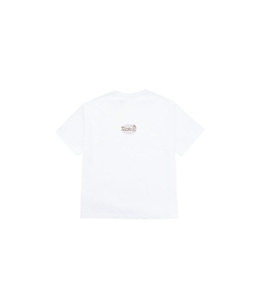 #Re:room(リルーム)の「ブーケクラブハウスTシャツ(Tシャツ/カットソー・メンズ・ホワイト/ブラック・S-M/M-L)」の7枚目の写真