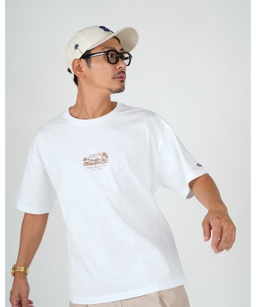 #Re:room(リルーム)の「ブーケクラブハウスTシャツ(Tシャツ/カットソー・メンズ・ホワイト/ブラック・S-M/M-L)」の3枚目の写真