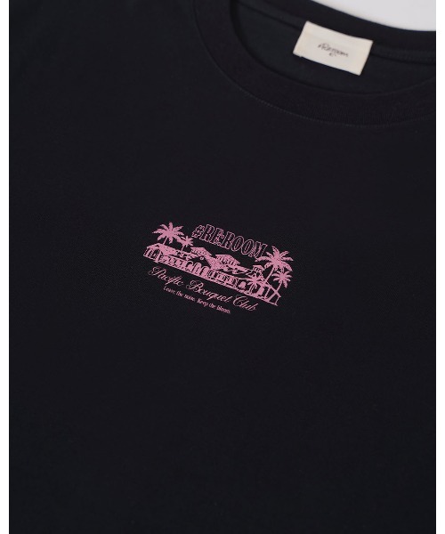 #Re:room(リルーム)の「ブーケクラブハウスTシャツ(Tシャツ/カットソー・メンズ・ホワイト/ブラック・S-M/M-L)」の20枚目の写真