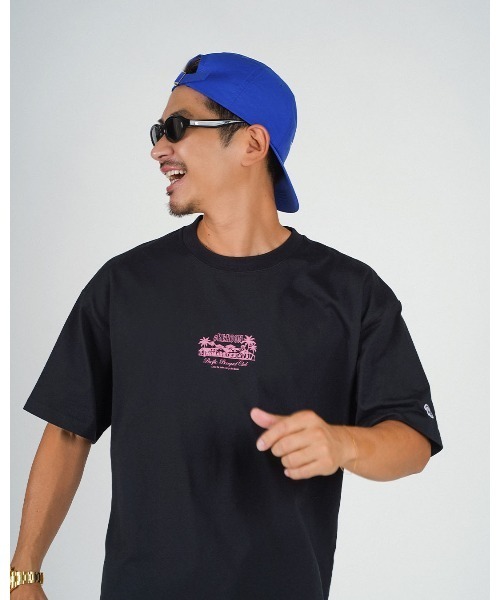 #Re:room(リルーム)の「ブーケクラブハウスTシャツ(Tシャツ/カットソー・メンズ・ホワイト/ブラック・S-M/M-L)」の12枚目の写真