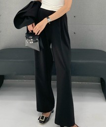 TEAGAN WAIST COLOR TUCK PANTS(ティーガン ウエストカラータックパンツ)