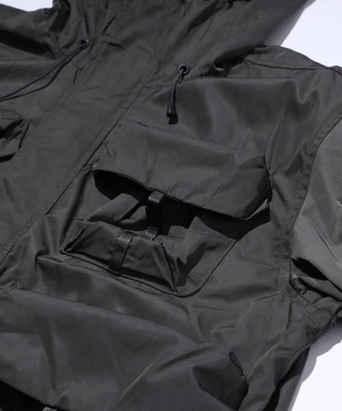 MAISON CLUB(メゾンクラブ)の「【MAISON CLUB】Tech Hunting Mountain Parka / テックハンティングマウンテンパーカー SNF(マウンテンパーカー・メンズ・グレー・M/L)」の3枚目の写真