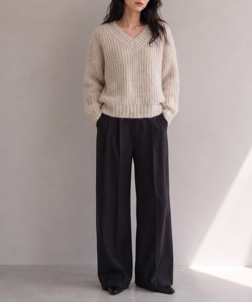 モデル身長：158cm
着用サイズ：FREE