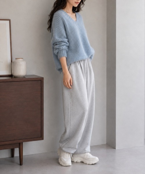 モデル身長：158cm
着用サイズ：FREE