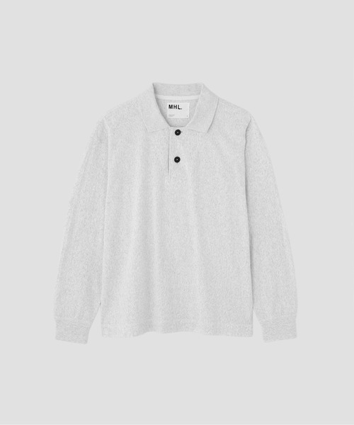 MHL.(エムエイチエル)の「FINE GRAIN COTTON JERSEY(Tシャツ/カットソー・メンズ・ライトグレー/ダークブラウン・LARGE/MEDIUM)」の5枚目の写真