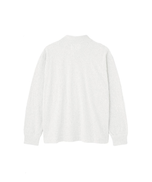 MHL.(エムエイチエル)の「FINE GRAIN COTTON JERSEY(Tシャツ/カットソー・メンズ・ライトグレー/ダークブラウン・LARGE/MEDIUM)」の6枚目の写真