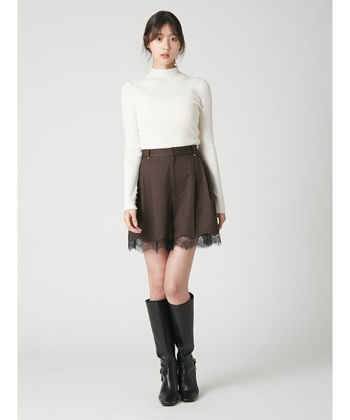 FRAY I.D(フレイアイディー)の「【ウォッシャブル】ハイネックリブニット(ニット/セーター・レディース・グレー/ベージュ/ホワイト/ブラウン・F)」の15枚目の写真