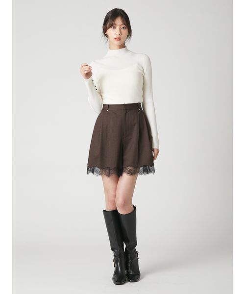 FRAY I.D(フレイアイディー)の「【ウォッシャブル】ハイネックリブニット(ニット/セーター・レディース・グレー/ベージュ/ホワイト/ブラウン・F)」の16枚目の写真