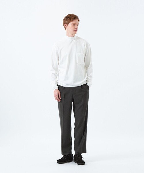MACKINTOSH PHILOSOPHY(マッキントッシュ フィロソフィー)の「トロッター トラウザーズ#001(ナンバーワン)Extra Fine Twill(エクストラファインツイル)(その他パンツ・メンズ・ダークネイビー/チャコールグレー・40/38)」の9枚目の写真