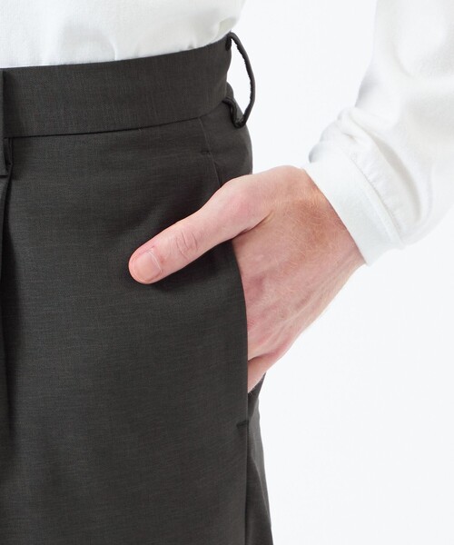 MACKINTOSH PHILOSOPHY(マッキントッシュ フィロソフィー)の「トロッター トラウザーズ#001(ナンバーワン)Extra Fine Twill(エクストラファインツイル)(その他パンツ・メンズ・ダークネイビー/チャコールグレー・40/38)」の4枚目の写真