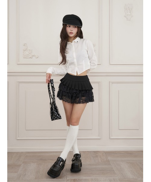 Darich(ダーリッチ)の「DDクラシカル2WAYリボンブラウス(シャツ/ブラウス・レディース・サックスブルー/ブラック/ホワイト・FREE)」の19枚目の写真