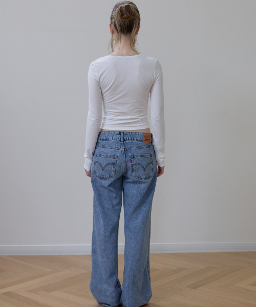 ROSEFRANTZ（ロゼフランツ）の「Wrap V-neck Long Sleeve [Ivory]（Tシャツ/カットソー・レディース・アイボリー・OS）」の11枚目の写真