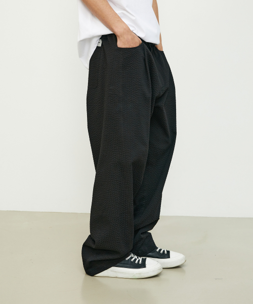 BOOVOOM（ブーブーム）の「ドライシア メゾンオアシス リラックスパンツ（その他パンツ・メンズ・ブラック・XL/XXXL/XXL）」の2枚目の写真