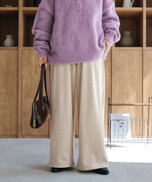 reca | カシミアタッチスムースワイドパンツ(その他パンツ)